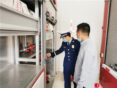 城區(qū)開展專職消防隊(duì)?wèi)?zhàn)備拉動(dòng)檢查